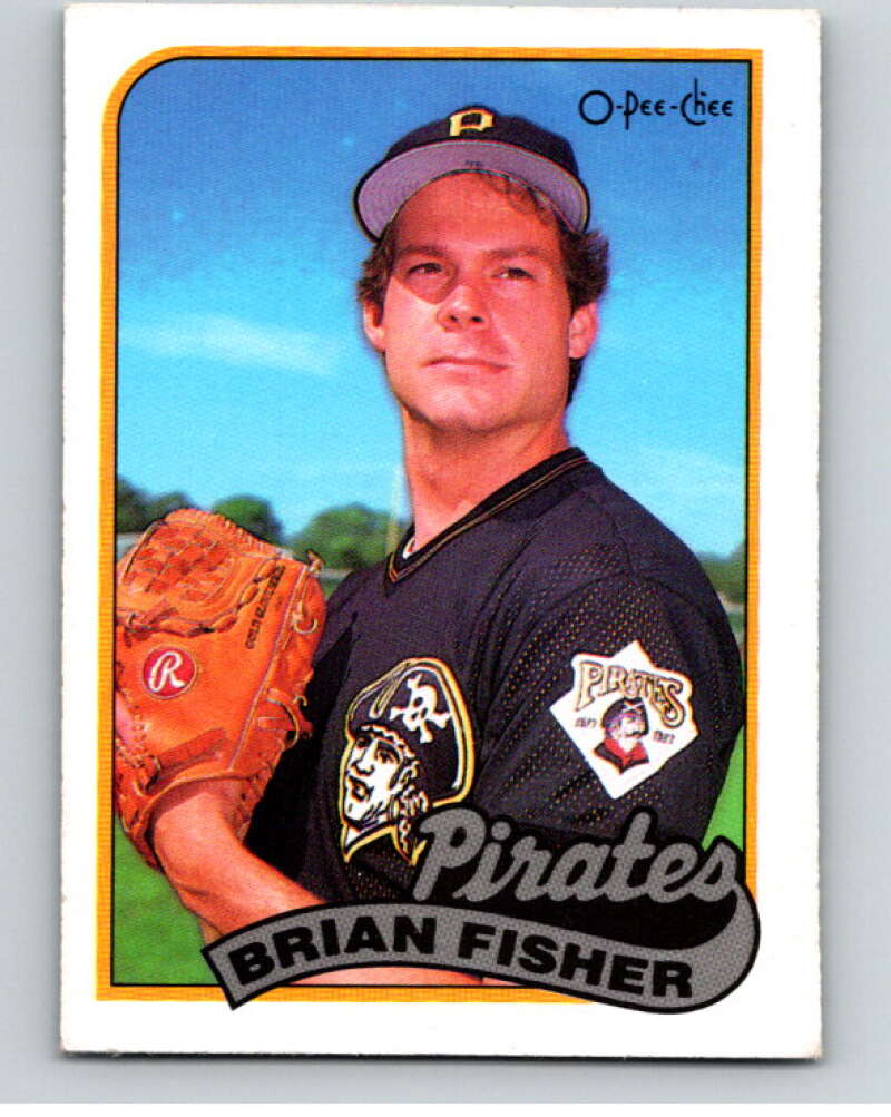 1989 O-Pee-Chee Baseball #303 Brian Fisher Pittsburgh Pirates V96012 Image 1