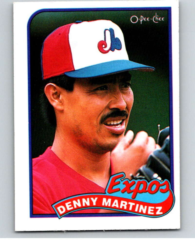 1989 O-Pee-Chee Baseball #313 Dennis Martinez Montreal Expos V96038 Image 1