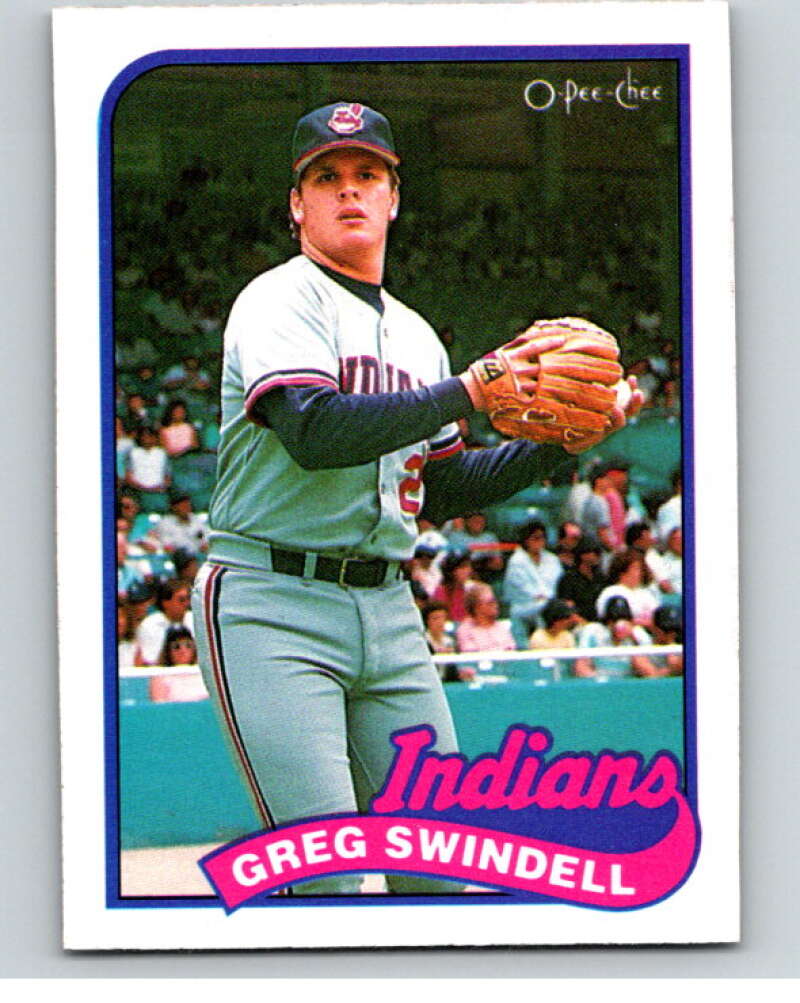 1989 O-Pee-Chee Baseball #315 Greg Swindell Cleveland Indians V96044 Image 1