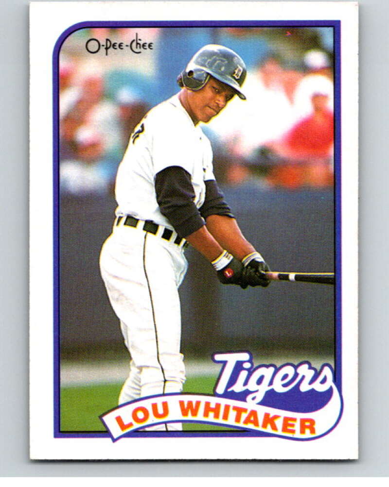 1989 O-Pee-Chee Baseball #320 Lou Whitaker Detroit Tigers V96057 Image 1