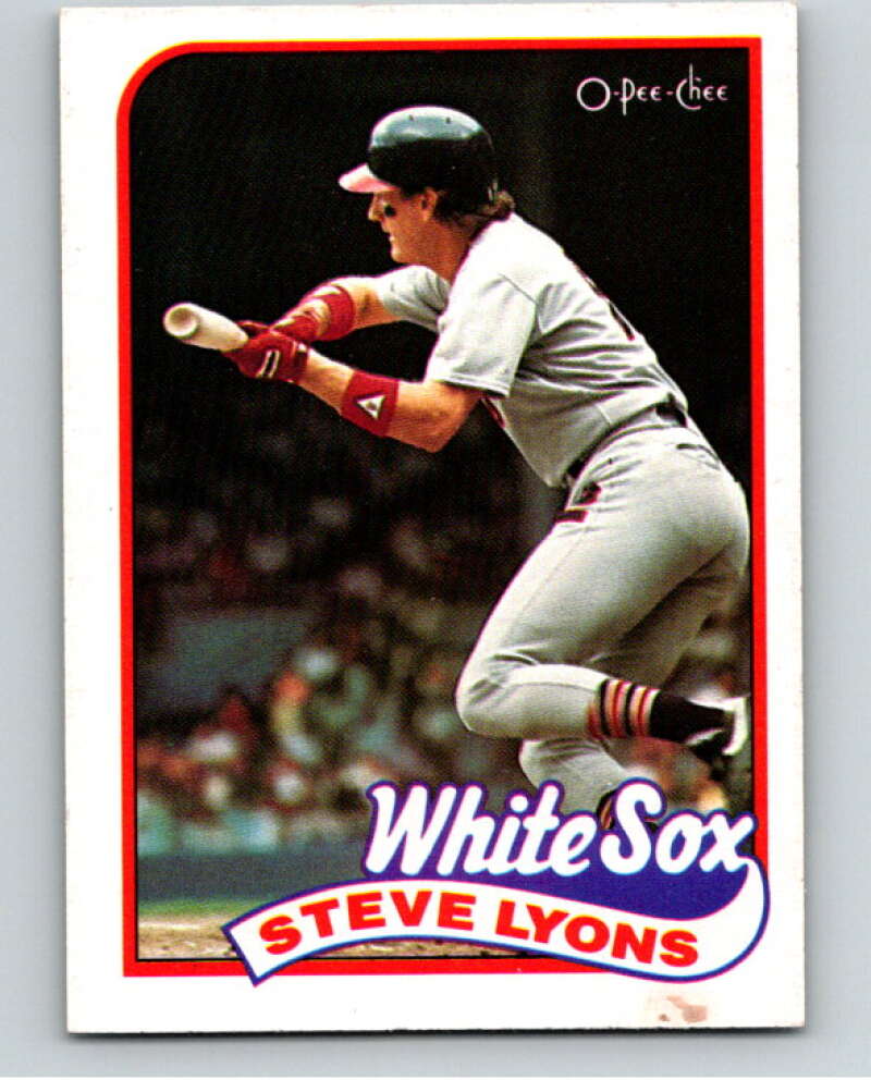 1989 O-Pee-Chee Baseball #334 Steve Lyons Chicago White Sox V96093 Image 1