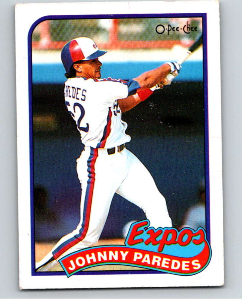 1989 O-Pee-Chee Baseball #367 Johnny Paredes Montreal Expos V96175 Image 1