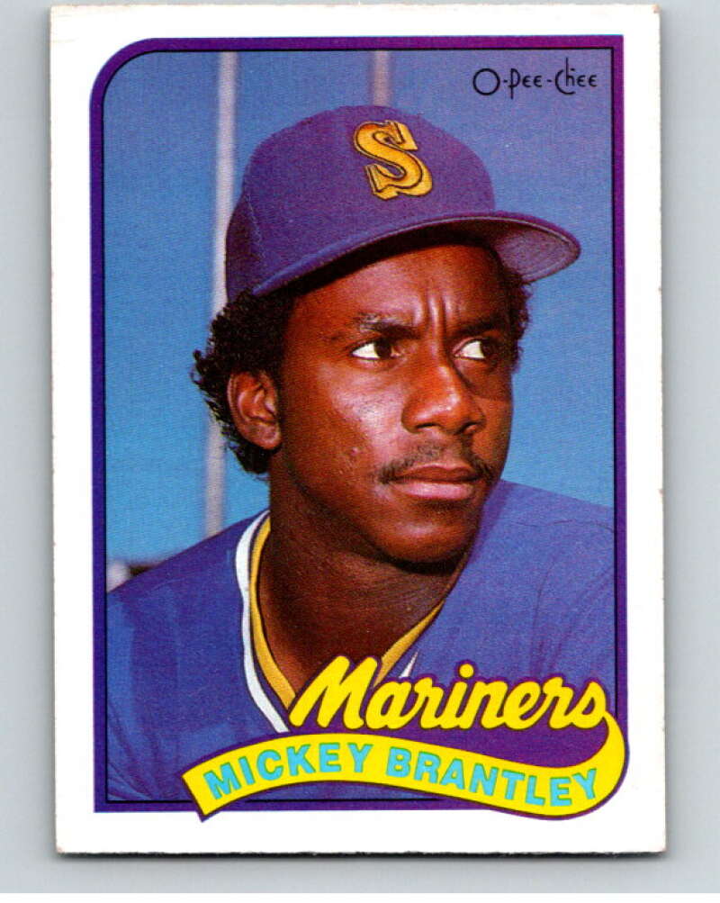 1989 O-Pee-Chee Baseball #369 Mickey Brantley Seattle Mariners V96180 Image 1