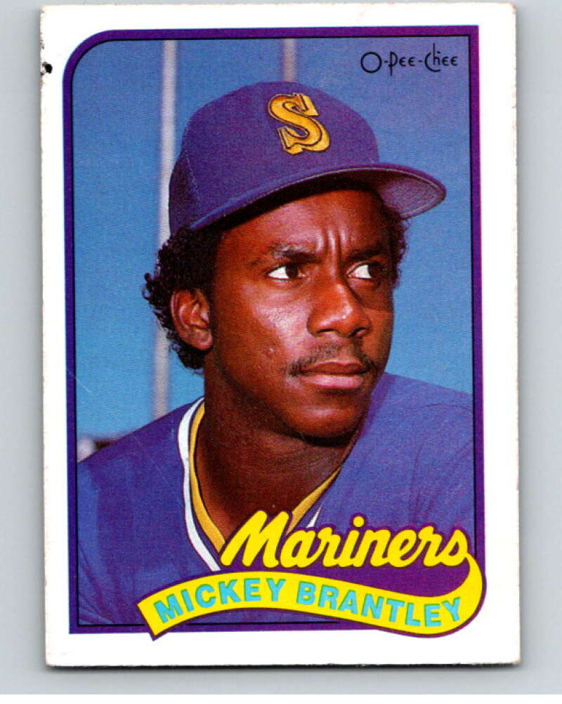 1989 O-Pee-Chee Baseball #369 Mickey Brantley Seattle Mariners V96181 Image 1