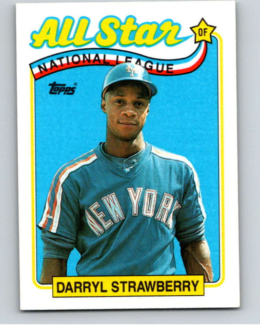 1989 Topps Baseball #390 Darryl Strawberry  V96228 Image 1