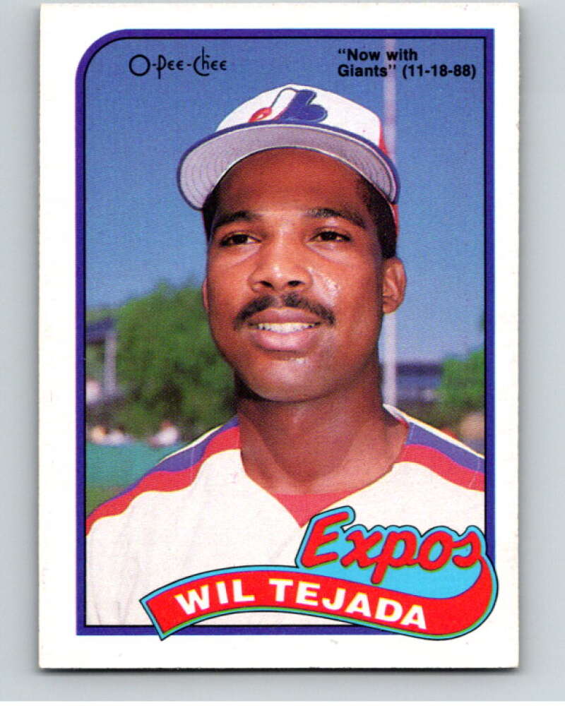 1989 O-Pee-Chee Baseball #391 Wilfredo Tejada Giants/Expos V96230 Image 1