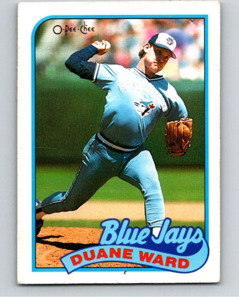 1989 O-Pee-Chee Baseball #392 Duane Ward Toronto Blue Jays V96232 Image 1