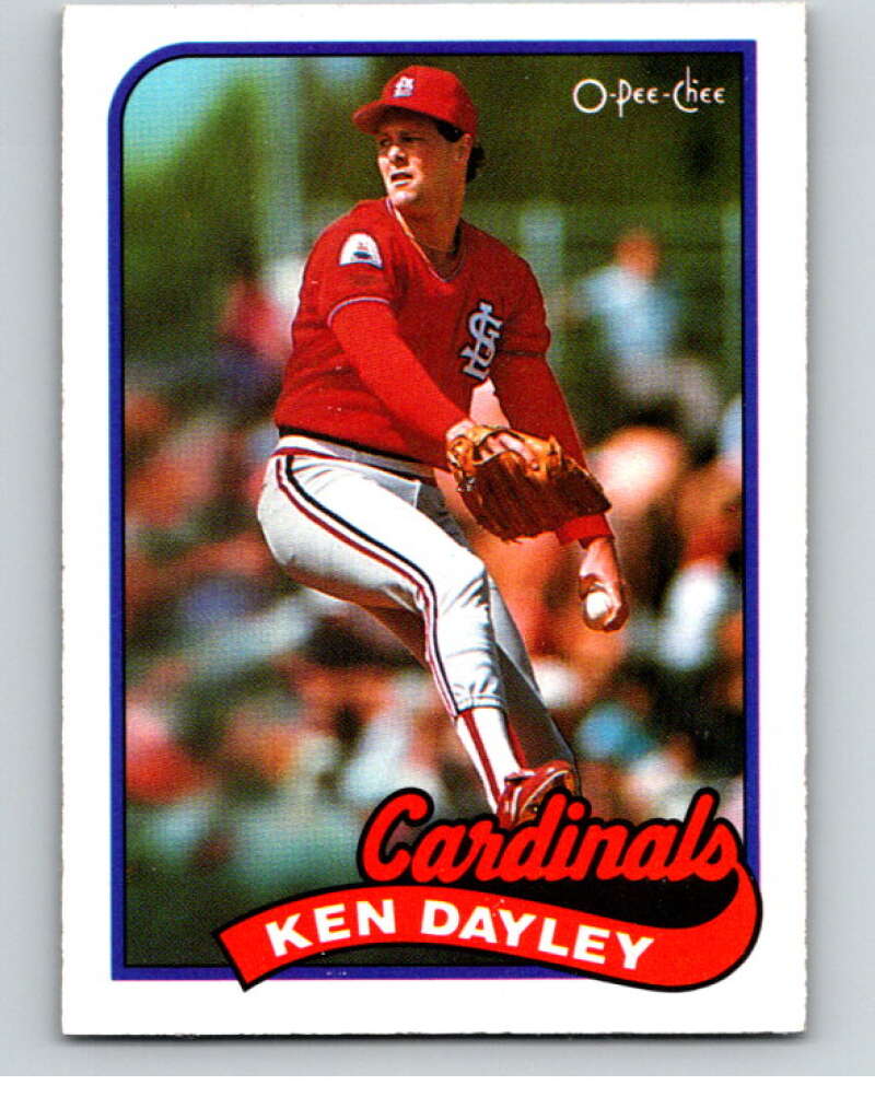 1989 O-Pee-Chee Baseball #396 Ken Dayley St. Louis Cardinals V96240 Image 1