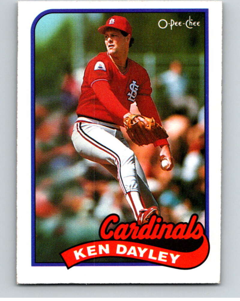 1989 O-Pee-Chee Baseball #396 Ken Dayley St. Louis Cardinals V96241 Image 1