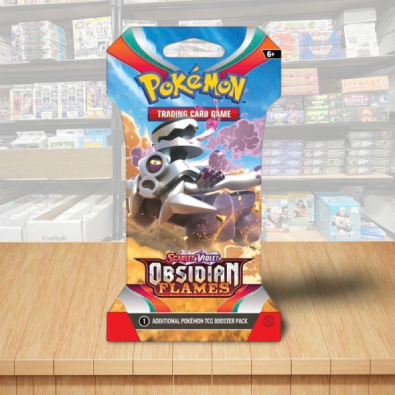 Pokemon Scarlet & Violet Obsidian Flames Sealed Booster Sleeved Pack - Cover2 Image 1
