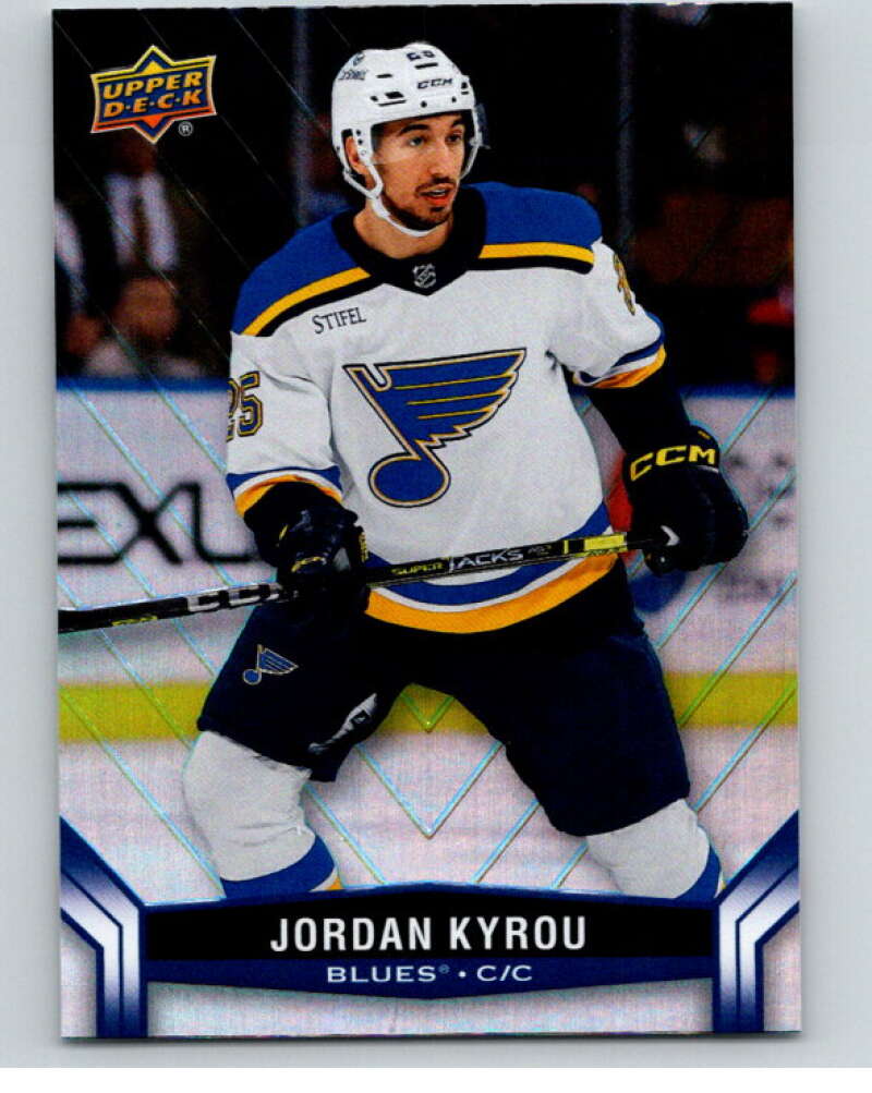 2023-24 Upper Deck Tim Hortons #25 Jordan Kyrou St. Louis Blues Image 1