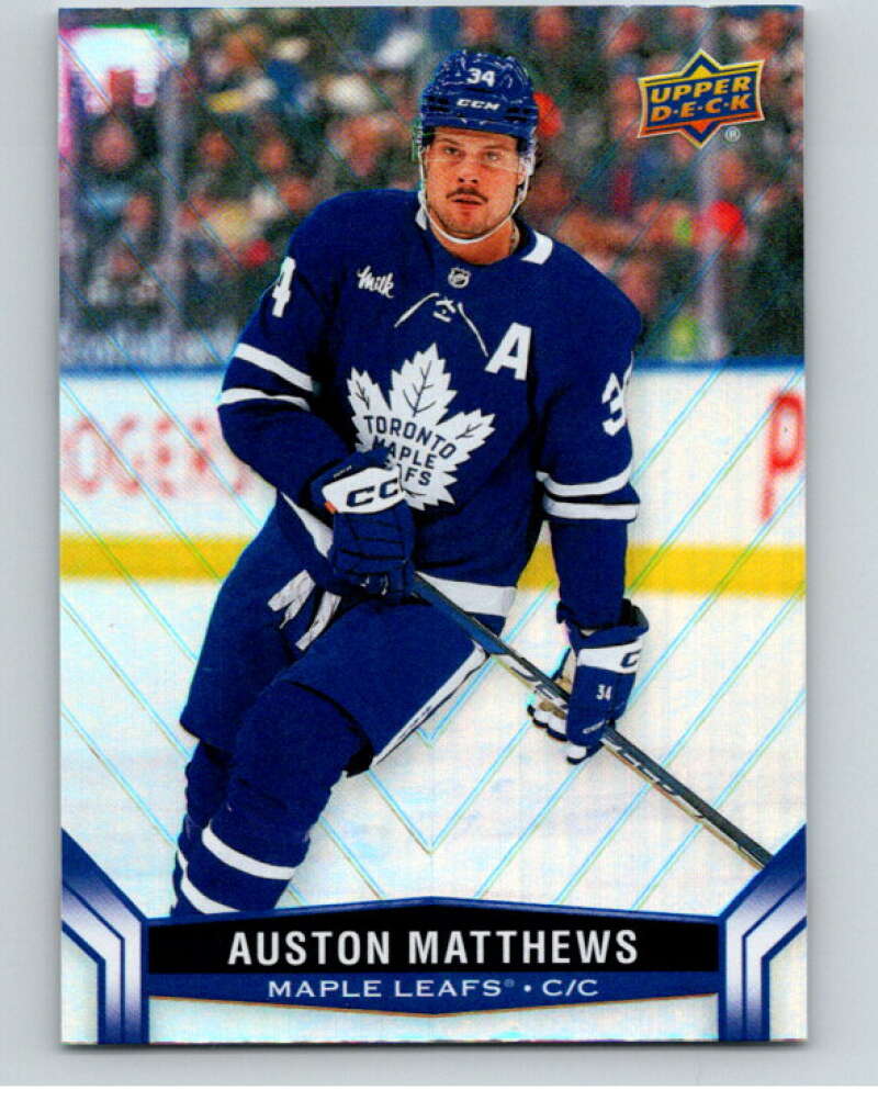 2023-24 Upper Deck Tim Hortons #34 Auston Matthews Toronto Maple Leafs Image 1