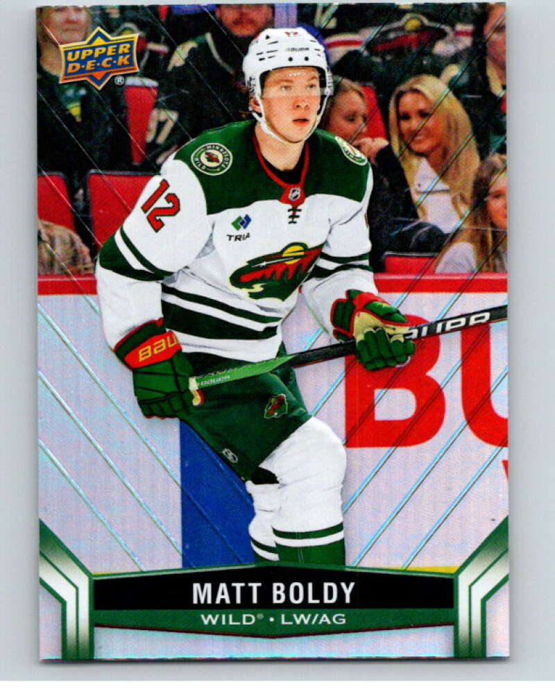 2023-24 Upper Deck Tim Hortons #36 Matt Boldy Minnesota Wild Image 1