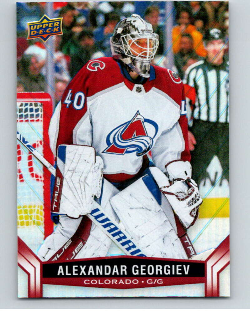 2023-24 Upper Deck Tim Hortons #39 Alexandar Georgiev  Colorado Avalanche  Image 1