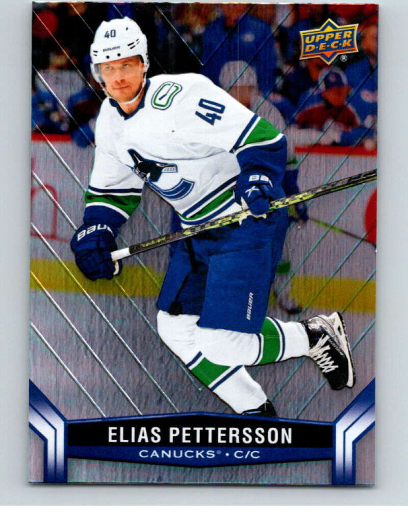 2023-24 Upper Deck Tim Hortons #40 Elias Pettersson Vancouver Canucks Image 1