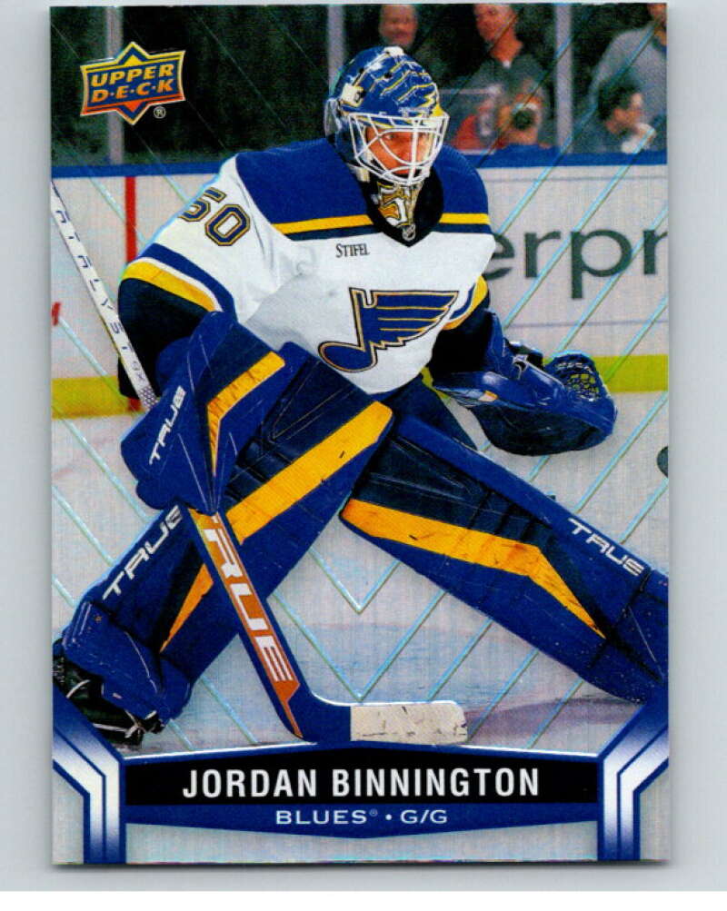 2023-24 Upper Deck Tim Hortons #50 Jordan Binnington St. Louis Blues Image 1