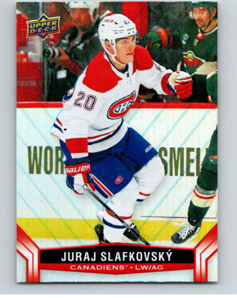 2023-24 Upper Deck Tim Hortons #68 Juraj Slafkovsky Montreal Canadiens Image 1