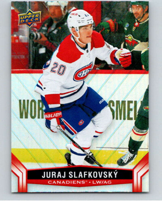 2023-24 Upper Deck Tim Hortons #68 Juraj Slafkovsky  Montreal Canadiens  Image 1