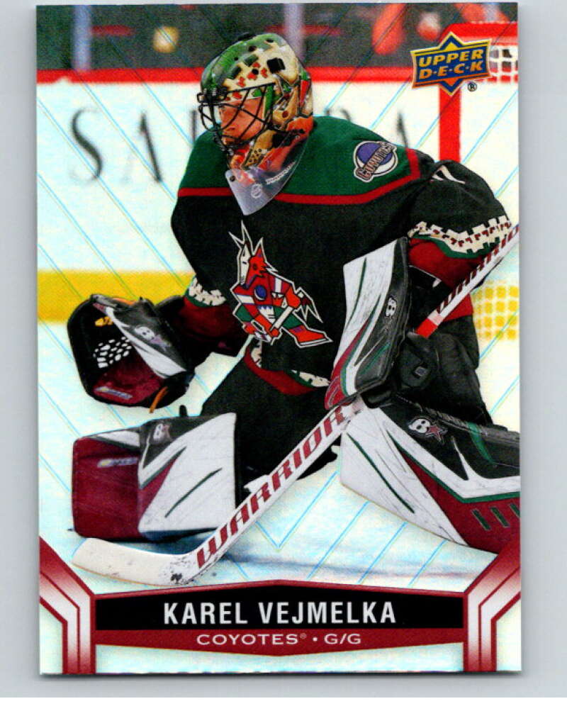 2023-24 Upper Deck Tim Hortons #70 Karel Vejmelka  Arizona Coyotes  Image 1