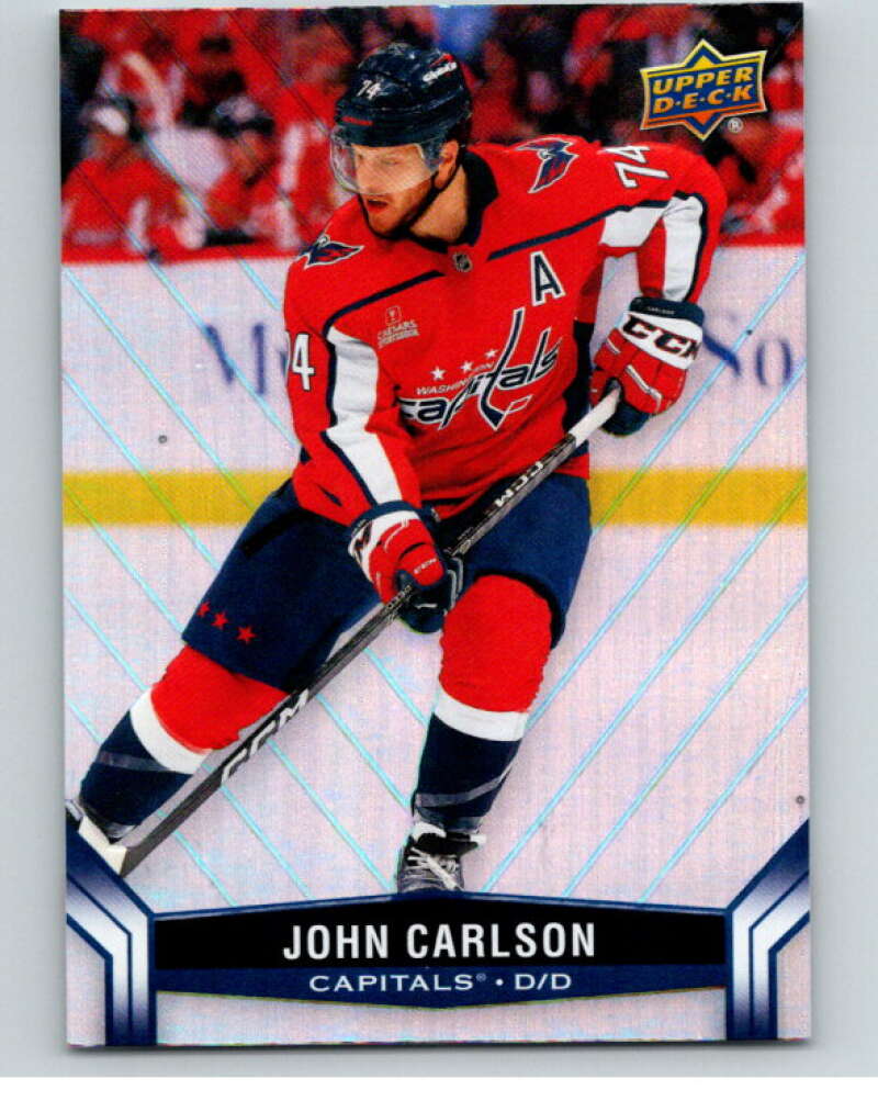 2023-24 Upper Deck Tim Hortons #74 John Carlson Washington Capitals Image 1