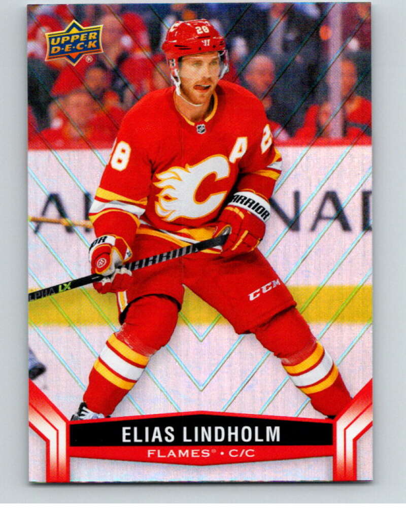 2023-24 Upper Deck Tim Hortons #85 Elias Lindholm Calgary Flames Image 1