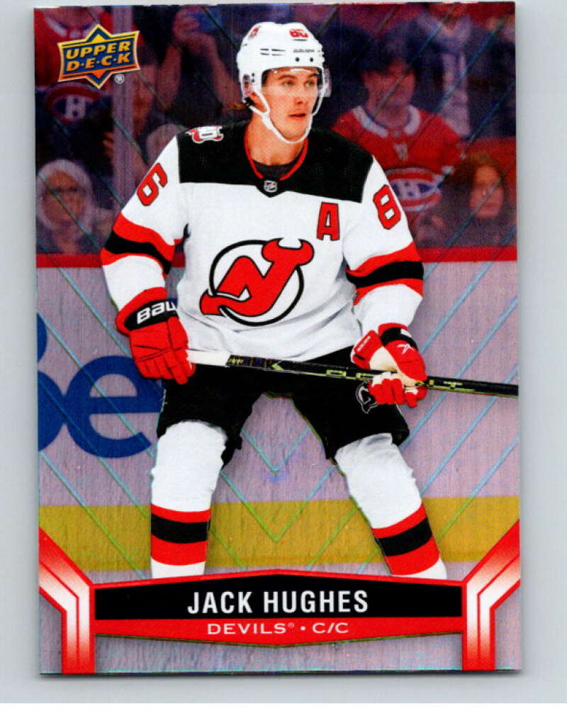 2023-24 Upper Deck Tim Hortons #86 Jack Hughes New Jersey Devils Image 1