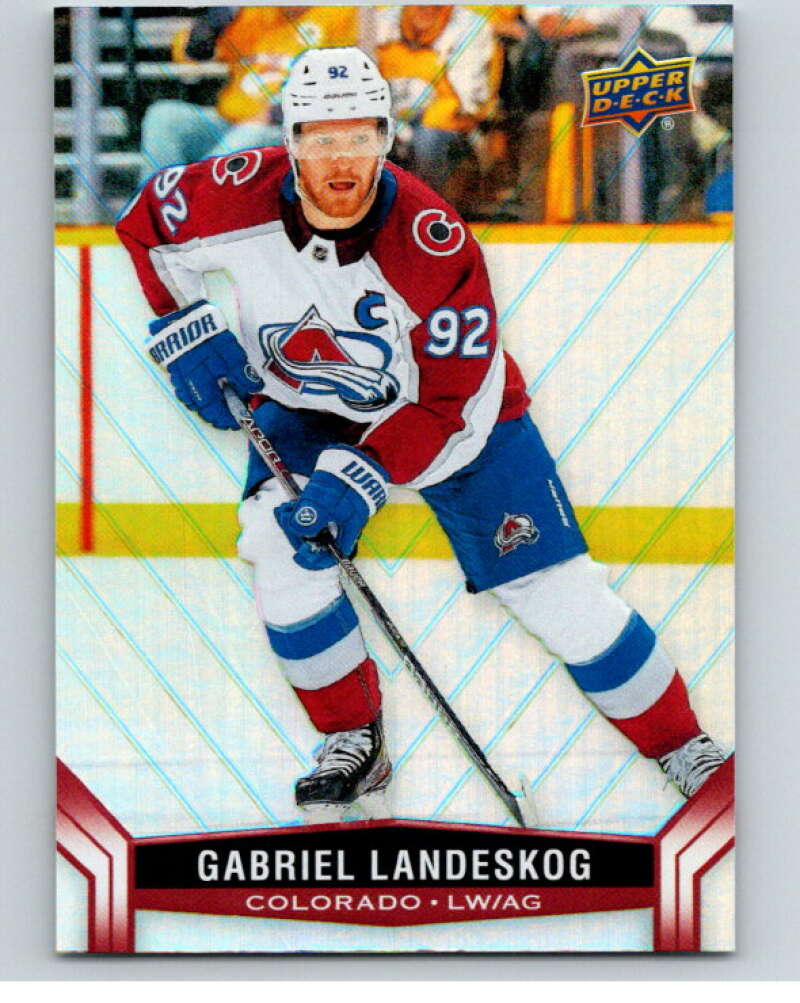 2023-24 Upper Deck Tim Hortons #92 Gabriel Landeskog Colorado Avalanche Image 1
