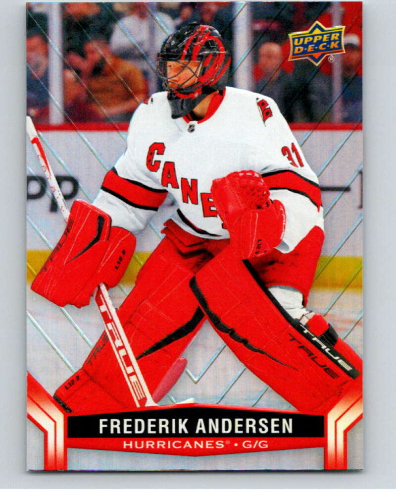 2023-24 Upper Deck Tim Hortons #100 Frederik Andersen  Carolina Hurricanes  Image 1