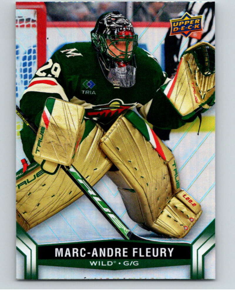 2023-24 Upper Deck Tim Hortons #105 Marc-Andre Fleury Minnesota Wild Image 1