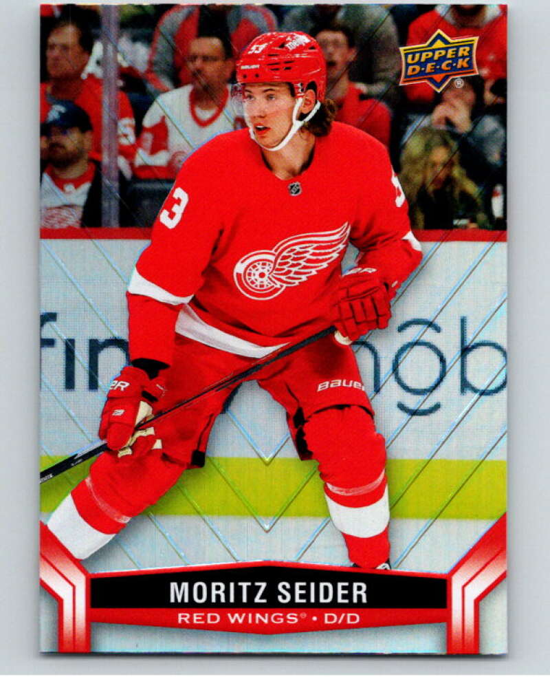 2023-24 Upper Deck Tim Hortons #114 Moritz Seider Detroit Red Wings Image 1