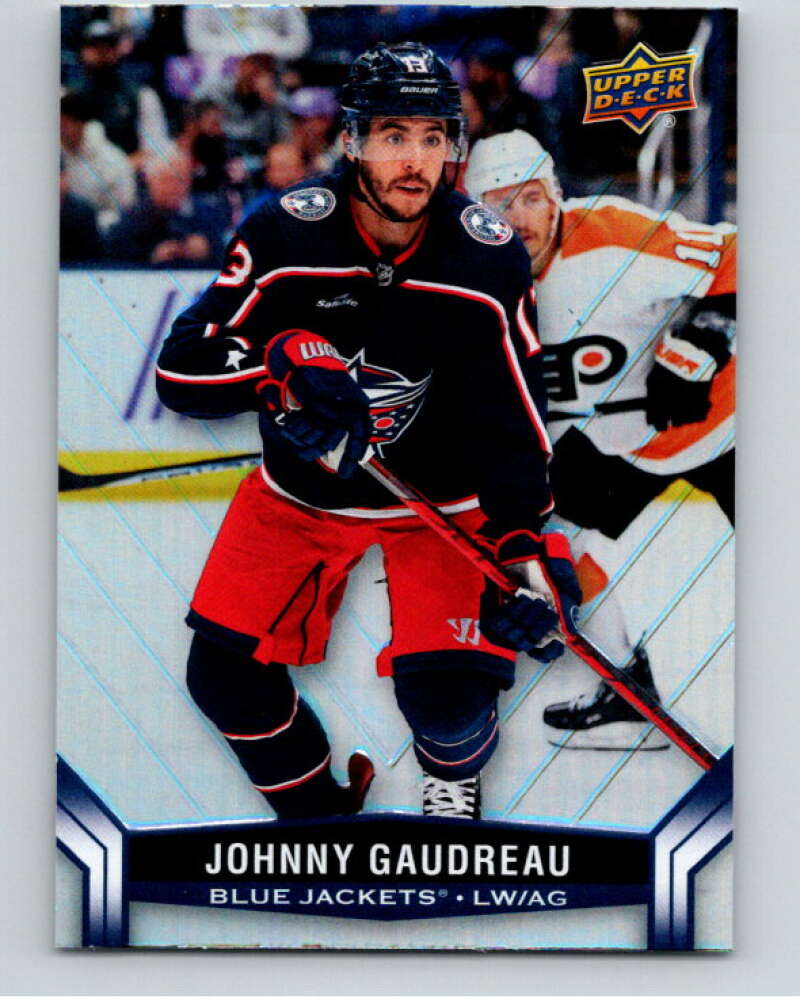 2023-24 Upper Deck Tim Hortons #118 Johnny Gaudreau Columbus Blue Jackets Image 1