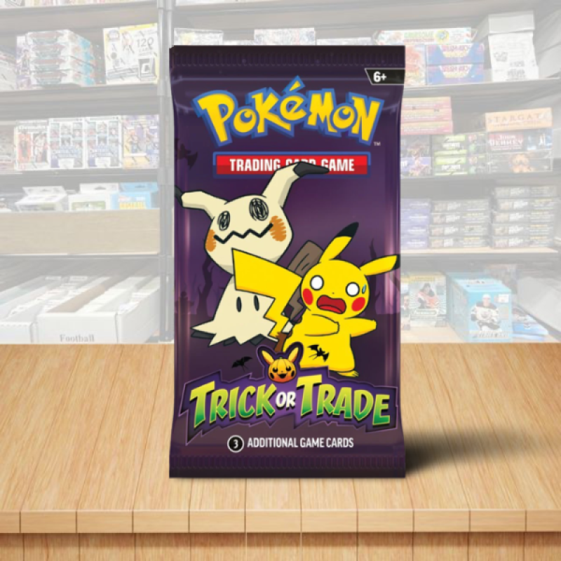 Pokemon Trick or Trade Trading 3 Card Sealed Pack Image 1