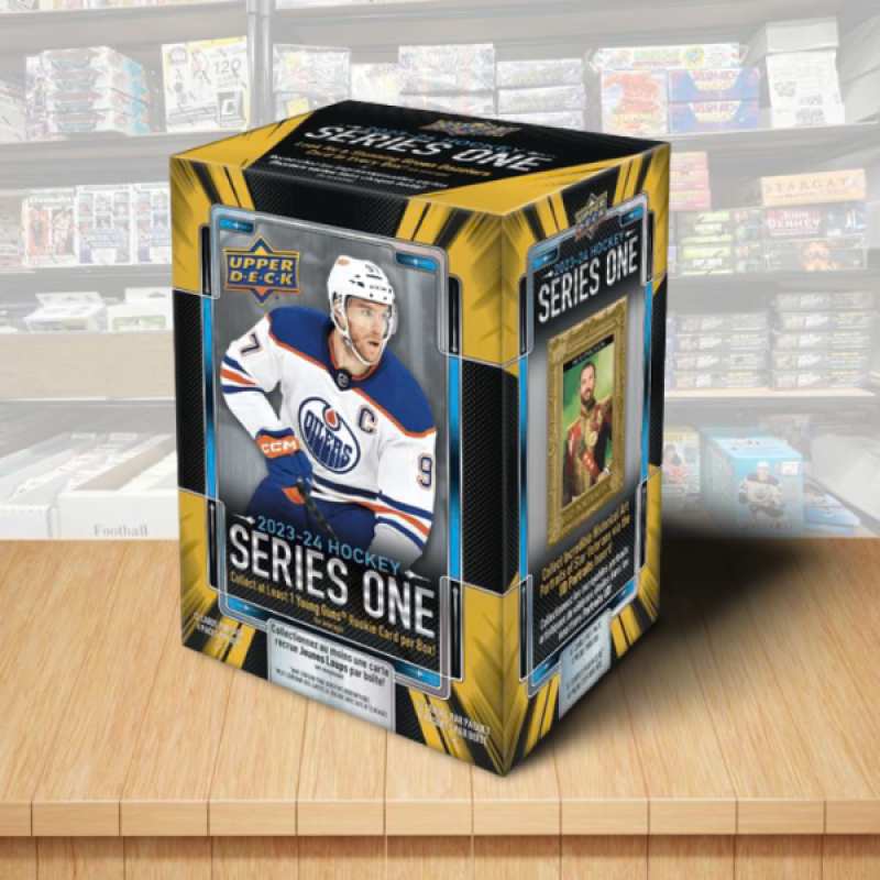 2023-24 Upper Deck Series 1 Hockey Blaster Box - 4 Packs Per Box Image 1