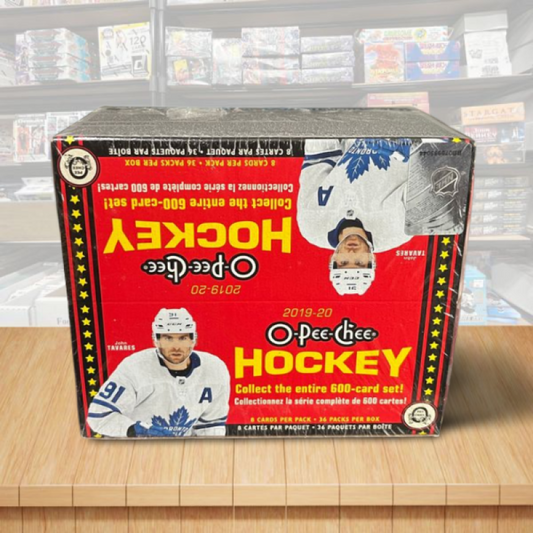 2019-20 O-Pee-Chee OPC Hockey Retail Box - 36 Packs Per Box Image 1