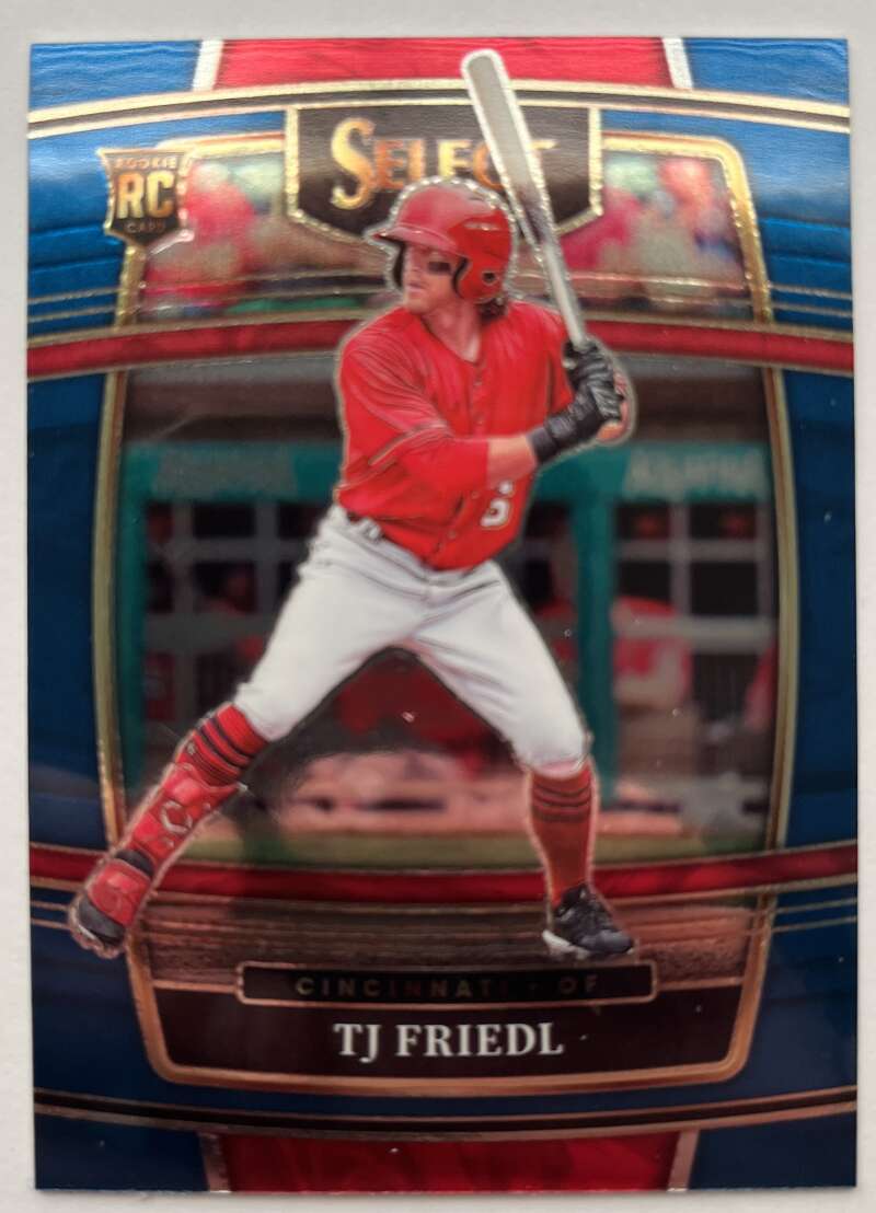 2022 Select Baseball Blue #11 TJ Friedl Cincinnati Reds V96430 Image 1