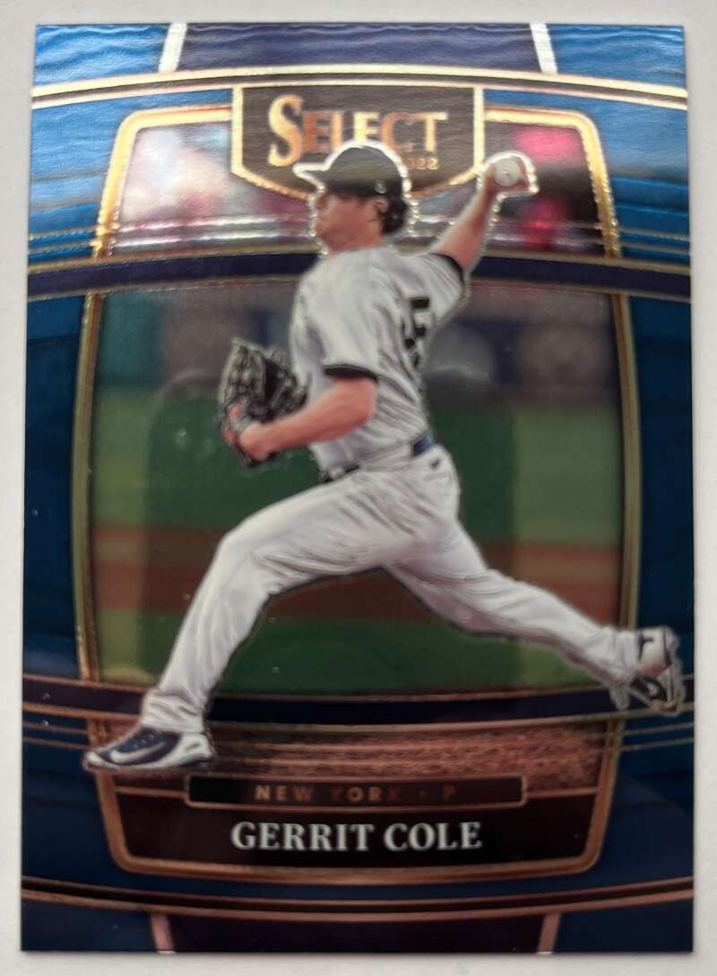 2022 Select Baseball Blue #27 Gerrit Cole New York V96447 Image 1