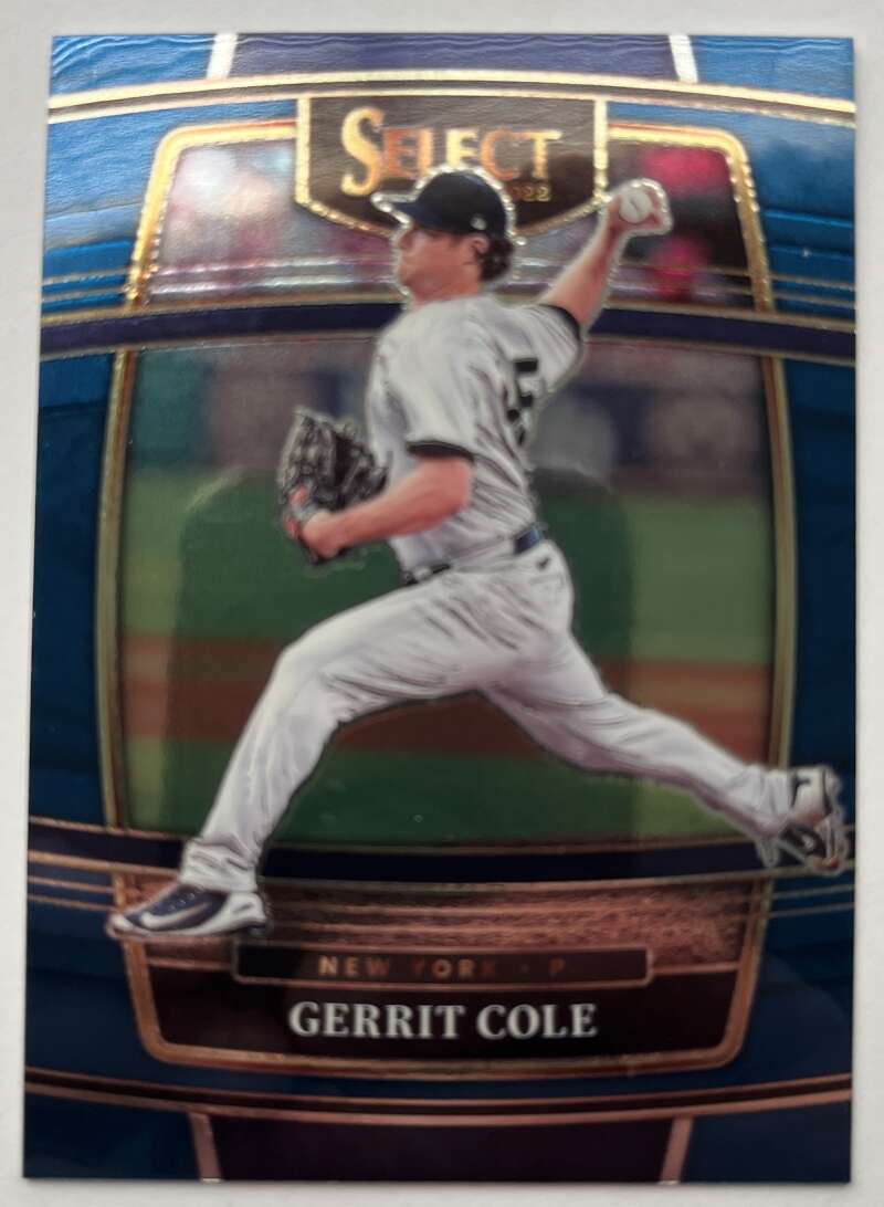 2022 Select Baseball Blue #27 Gerrit Cole New York V96448 Image 1