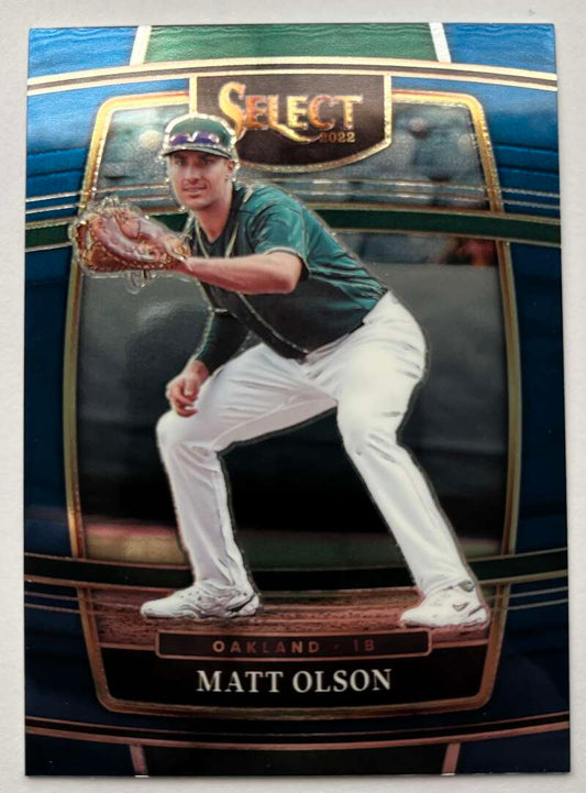 2022 Select Baseball Blue #32 Matt Olson  Oakland A's  V96453 Image 1