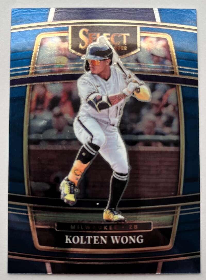 2022 Select Baseball Blue #37 Kolten Wong V96458 Image 1