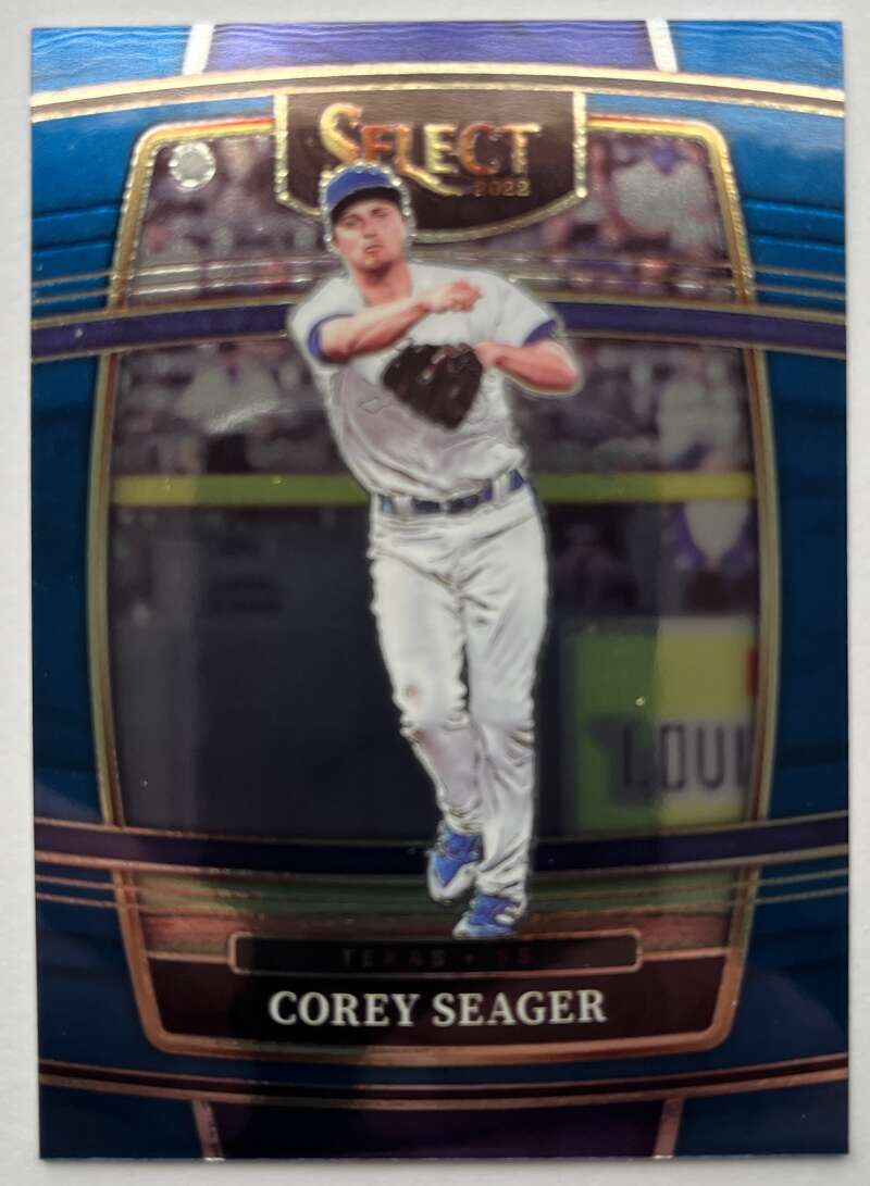 2022 Select Baseball Blue #41 Corey Seager Texas V96462 Image 1
