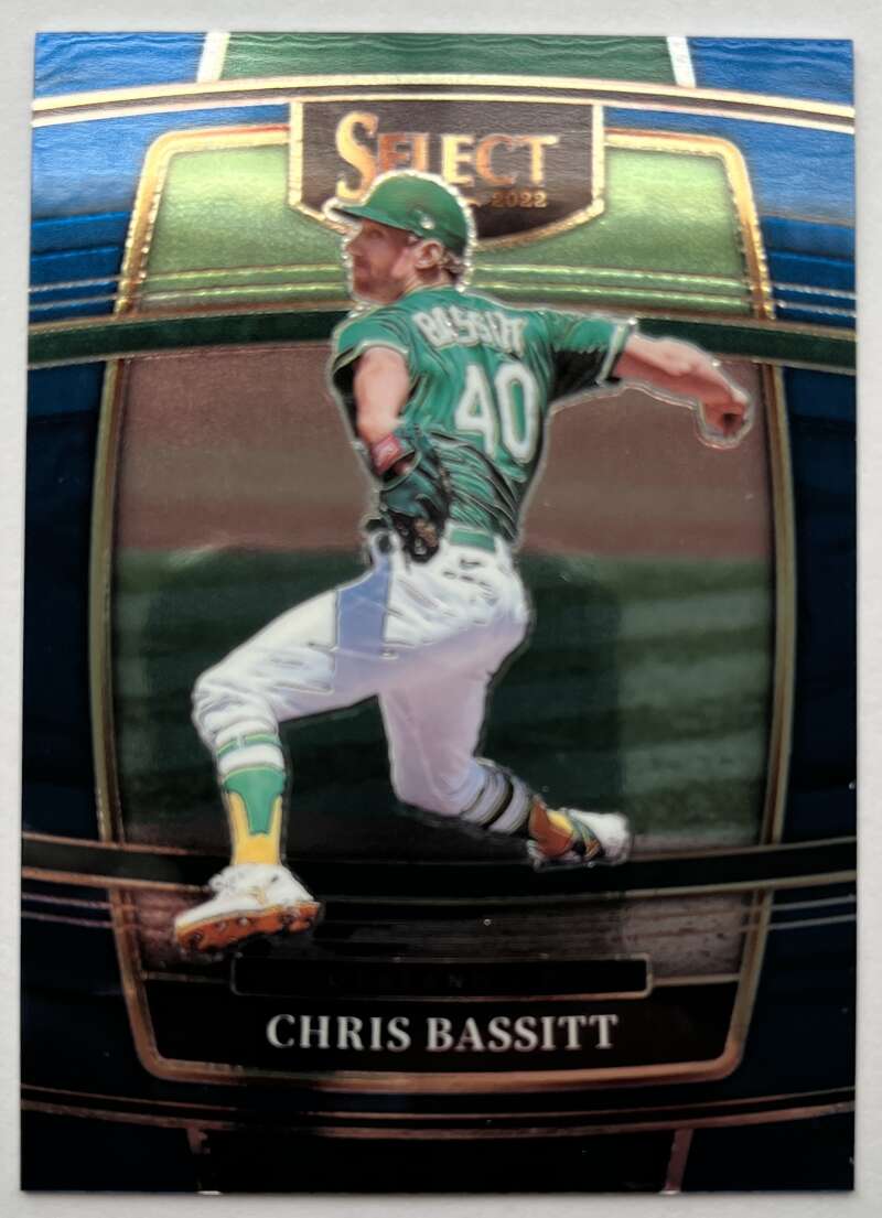 2022 Select Baseball Blue #55 Chris Bassitt Oakland A's V96476 Image 1