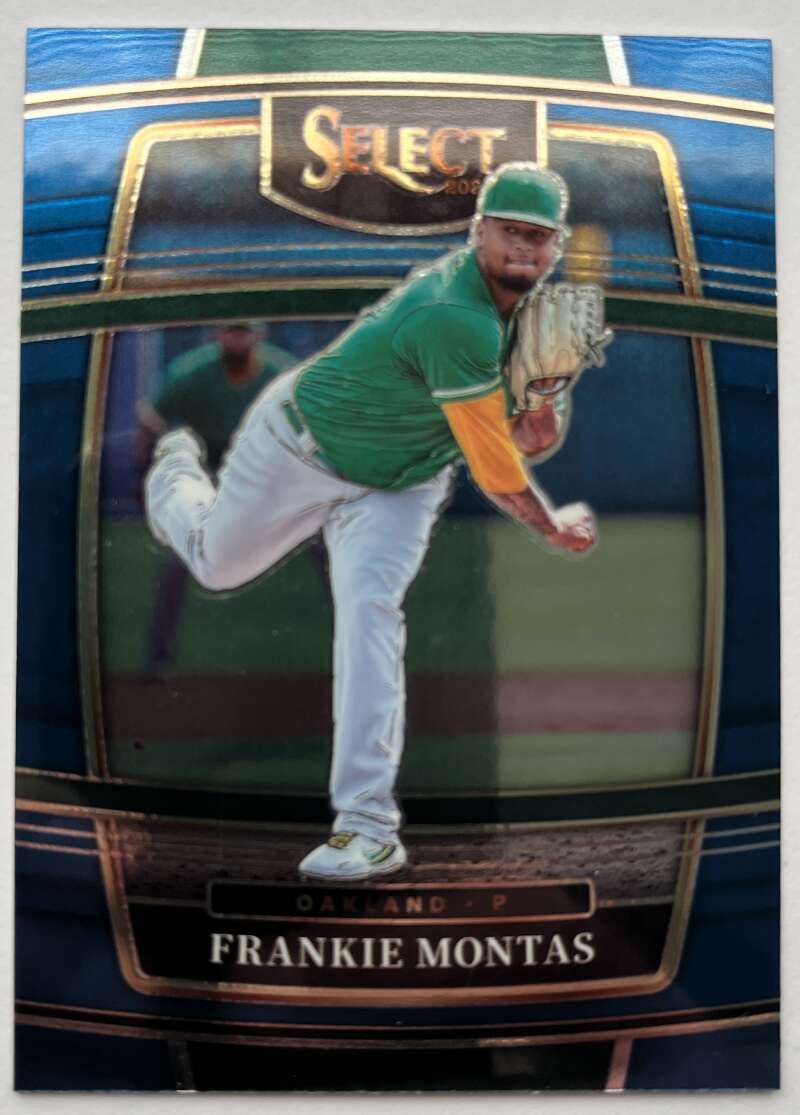 2022 Select Baseball Blue #66 Frankie Montas Oakland V96485 Image 1