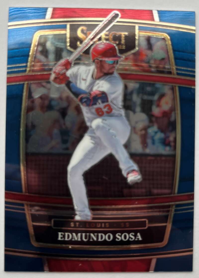 2022 Select Baseball Blue #72 Edmundo Sosa St. Louis V96489 Image 1