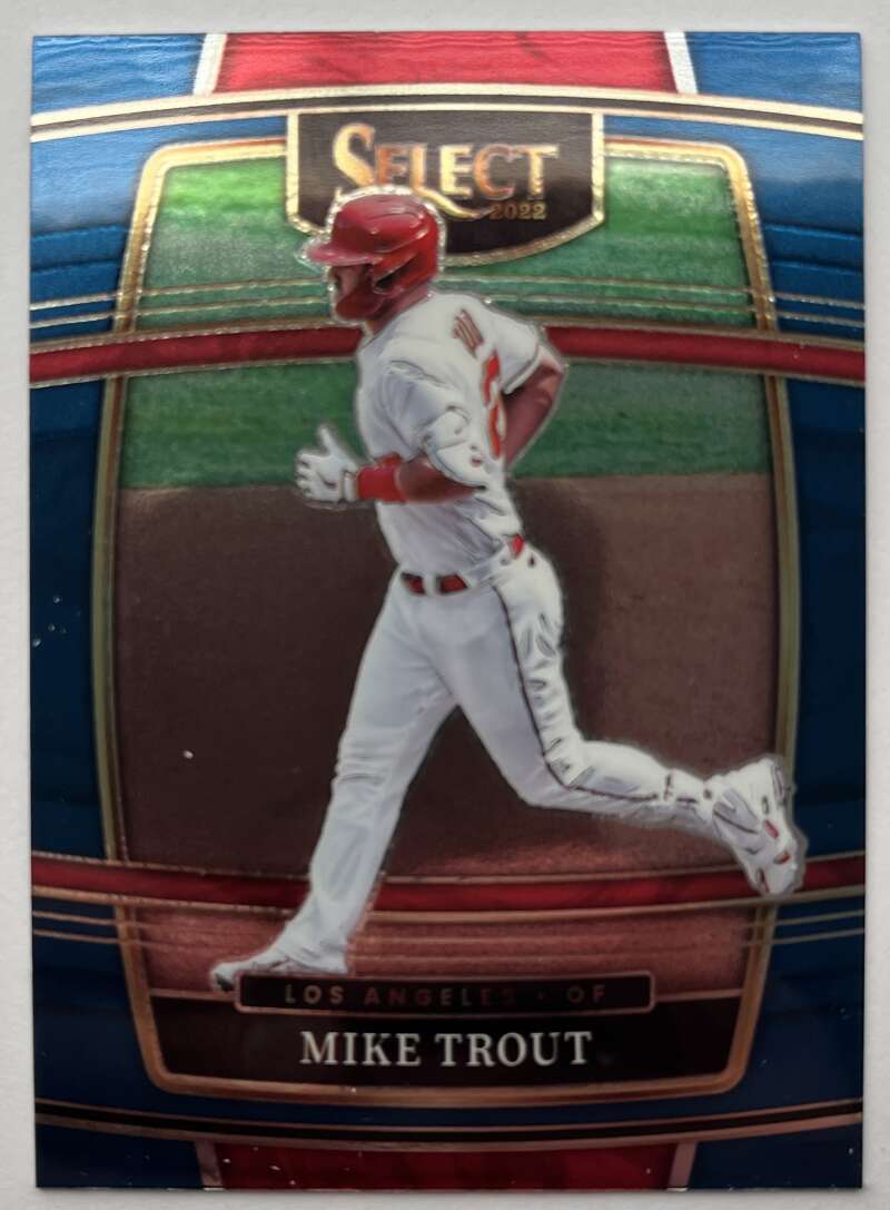 2022 Select Baseball Blue #88 Mike Trout Los Angeles Angels V96500 Image 1