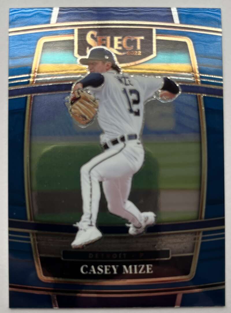 2022 Select Baseball Blue #90 Casey Mize Detroit Tigers V96503 Image 1