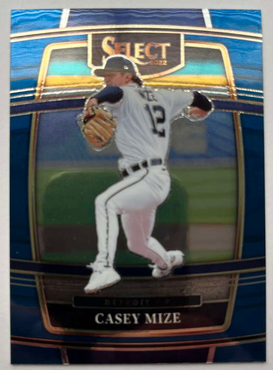 2022 Select Baseball Blue #90 Casey Mize  Detroit Tigers  V96503 Image 1