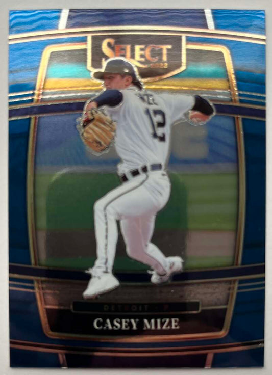 2022 Select Baseball Blue #90 Casey Mize  Detroit Tigers  V96504 Image 1