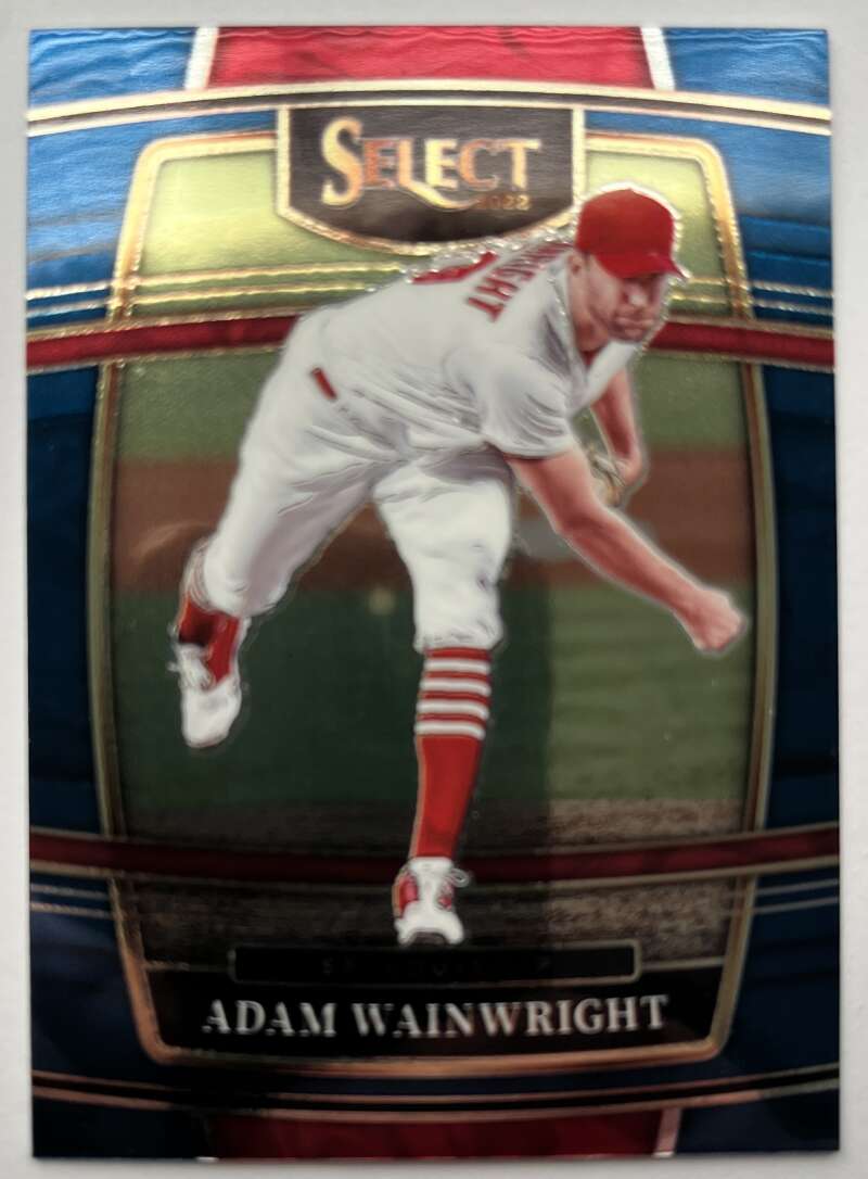2022 Select Baseball Blue #93 Adam Wainwright St. Louis V96509 Image 1