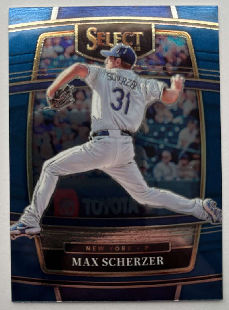 2022 Select Baseball Blue #95 Max Scherzer V96511 Image 1