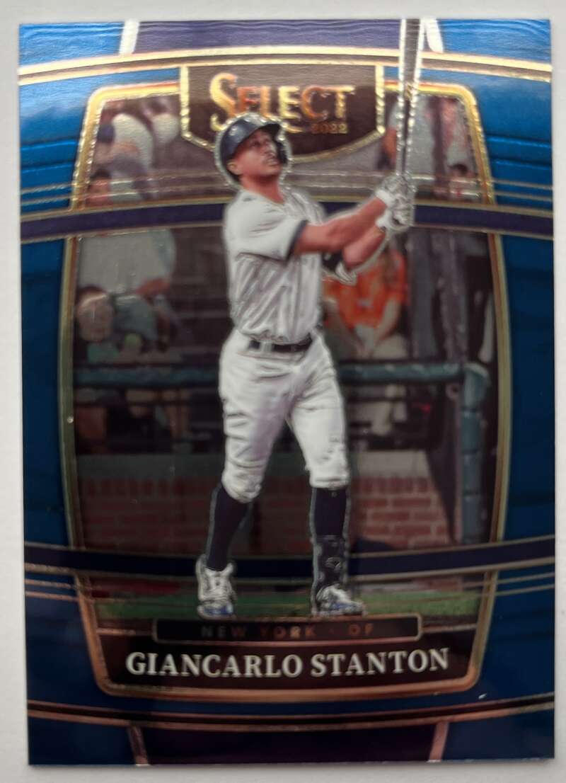 2022 Select Baseball Blue #98 Giancarlo Stanton New York V96514 Image 1